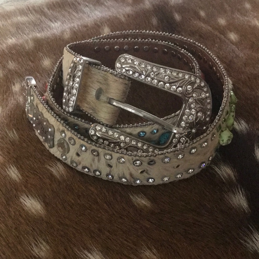 Stone studded belt